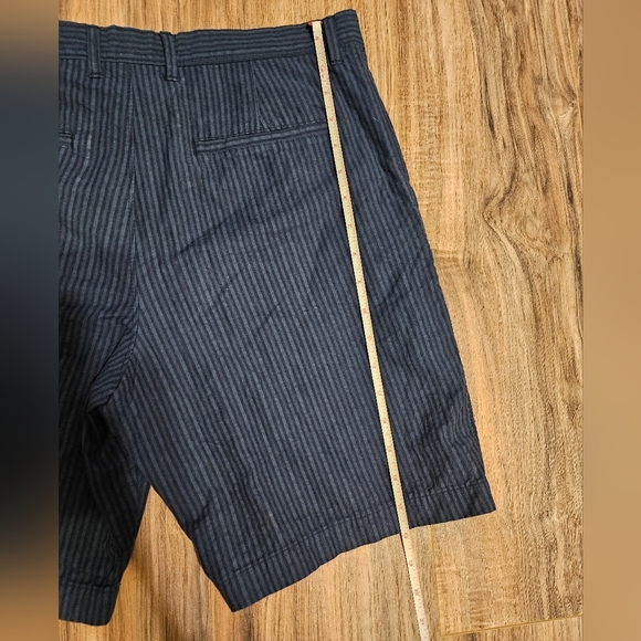 Merona Blue Flat Front Shorts with Tailored Cut - Picture 4 of 6